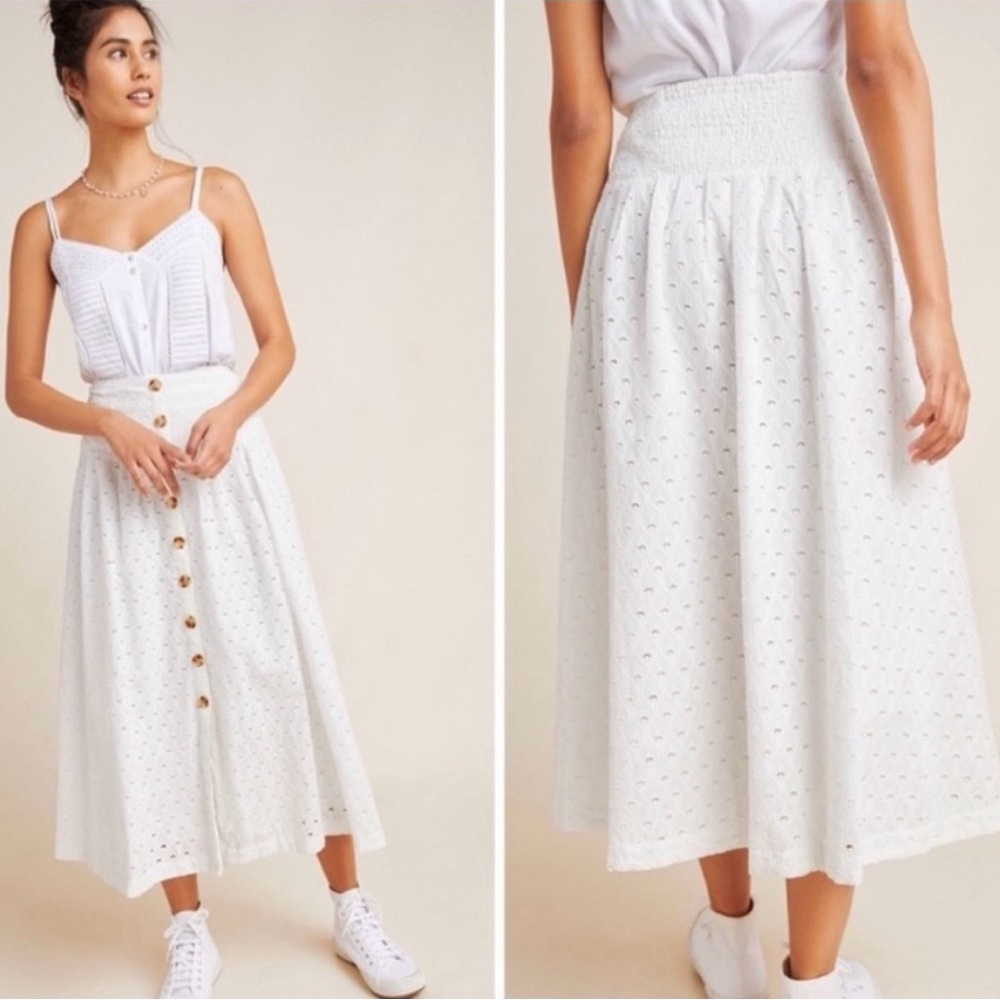 Mauve Anthropologie Skirt
